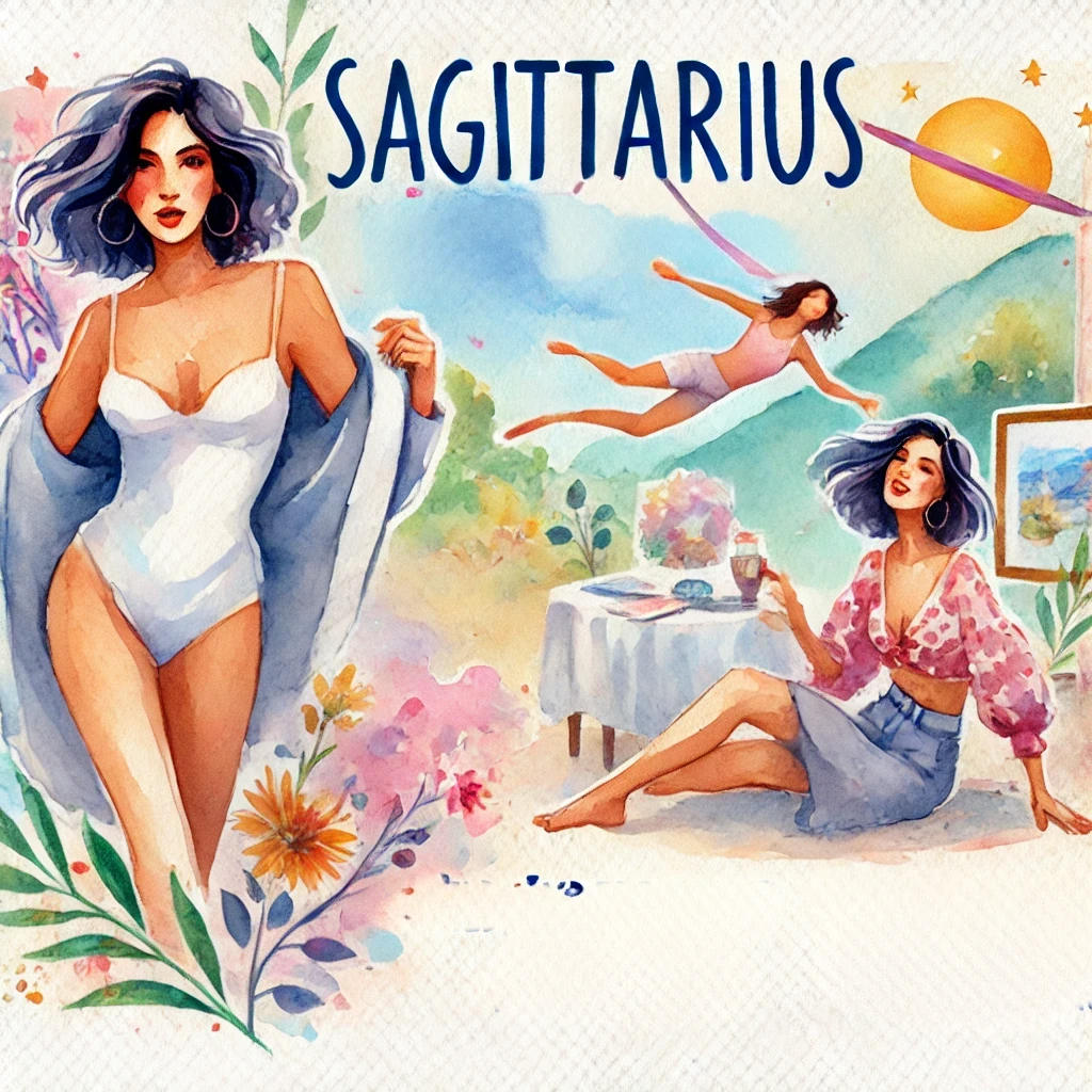 La donna del segno del Sagittario